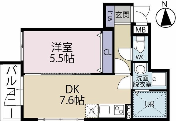 liberty長町南の物件間取画像